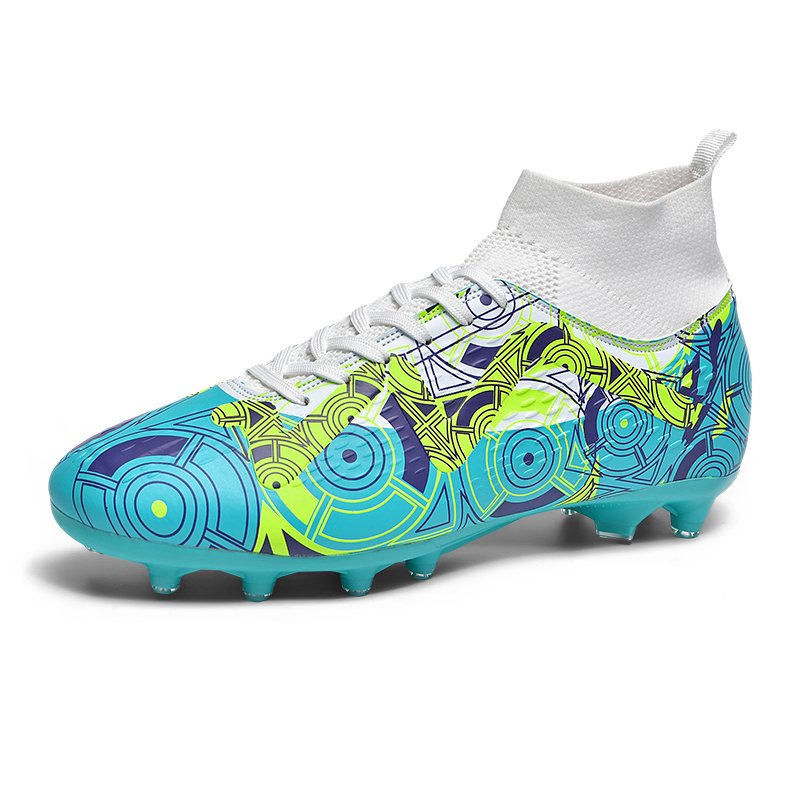 2024 New Style high-top men's football boots turf men's anti-skid football shoes Soccer Shoes