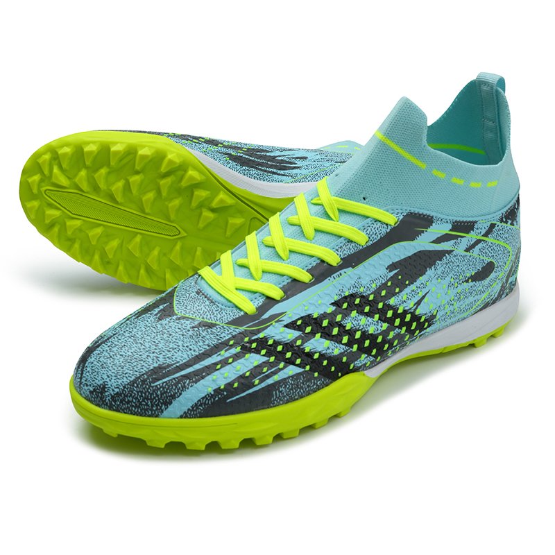 Professional Unisex Soccer Cleats Comfortable Football Thanks with Breathable Mesh/EVA/TPU Insoles Boxed