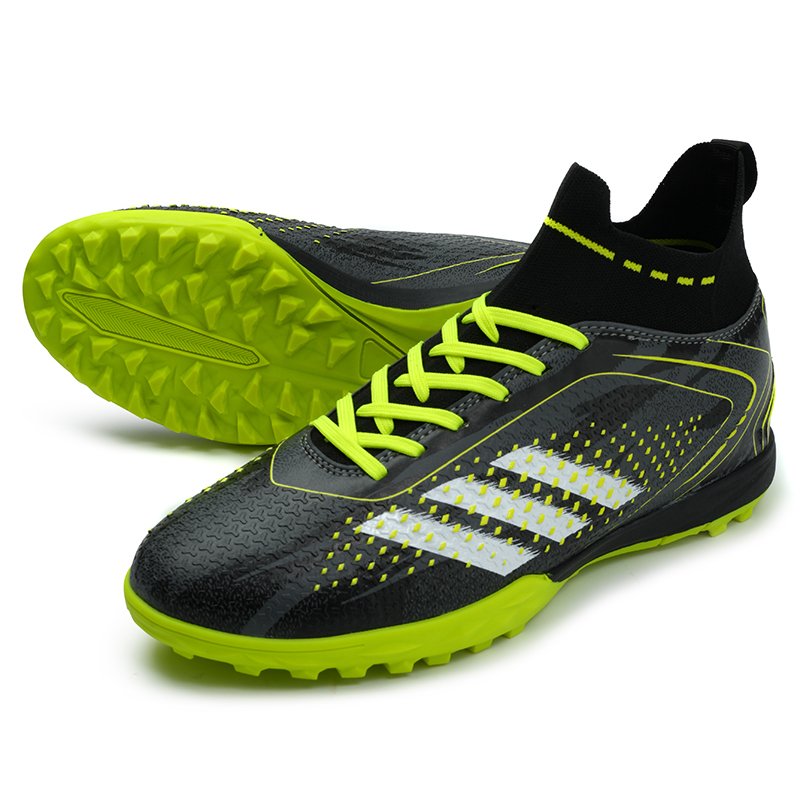 Professional Unisex Soccer Cleats Comfortable Football Thanks with Breathable Mesh/EVA/TPU Insoles Boxed