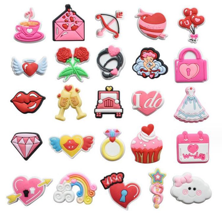 cartoon pvc shoe charms for clog shoes decoration custom Soccer Football Sport shoe charms wholesale for croc