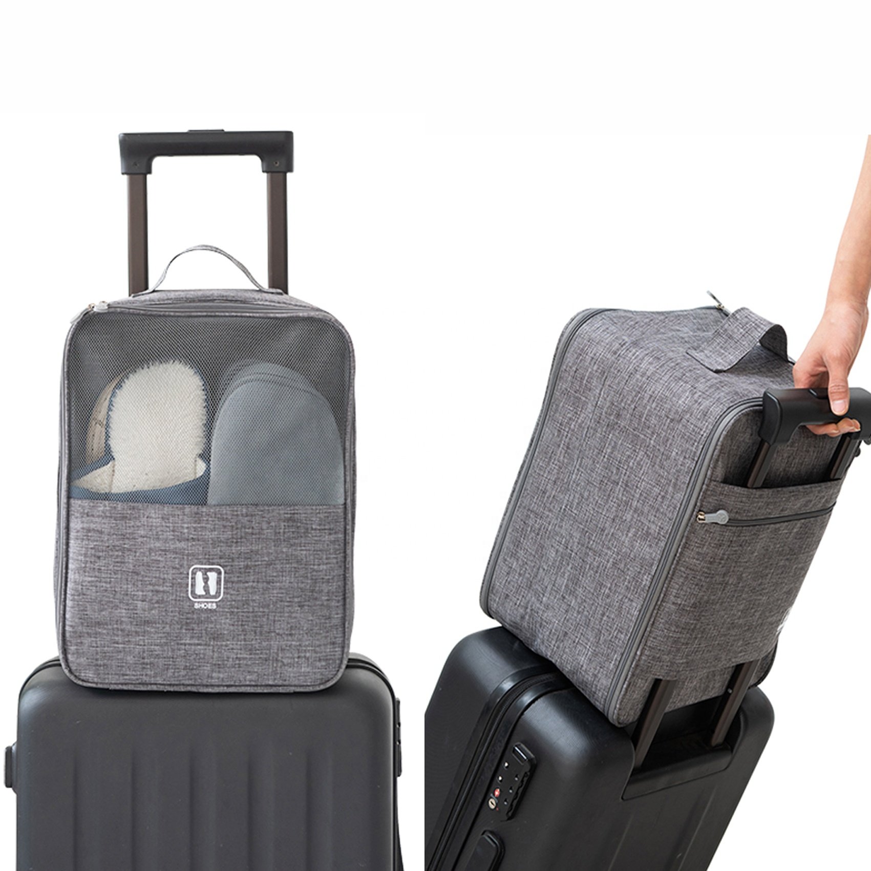 Manufacturer Portable Handle Travel Waterproof Compartment Zipper Gym Sport Soccer Carry Shoe Bag