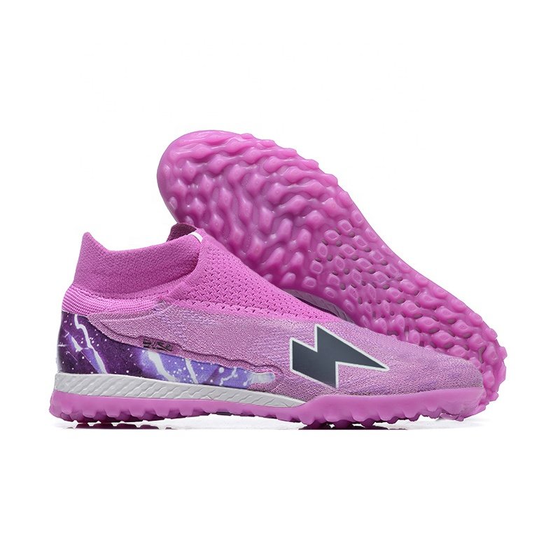 High Cut botines MD futbol Phanto GX TF Gripknit pupillos de futbol Purple chuteiras de futsal Soccer Shoes