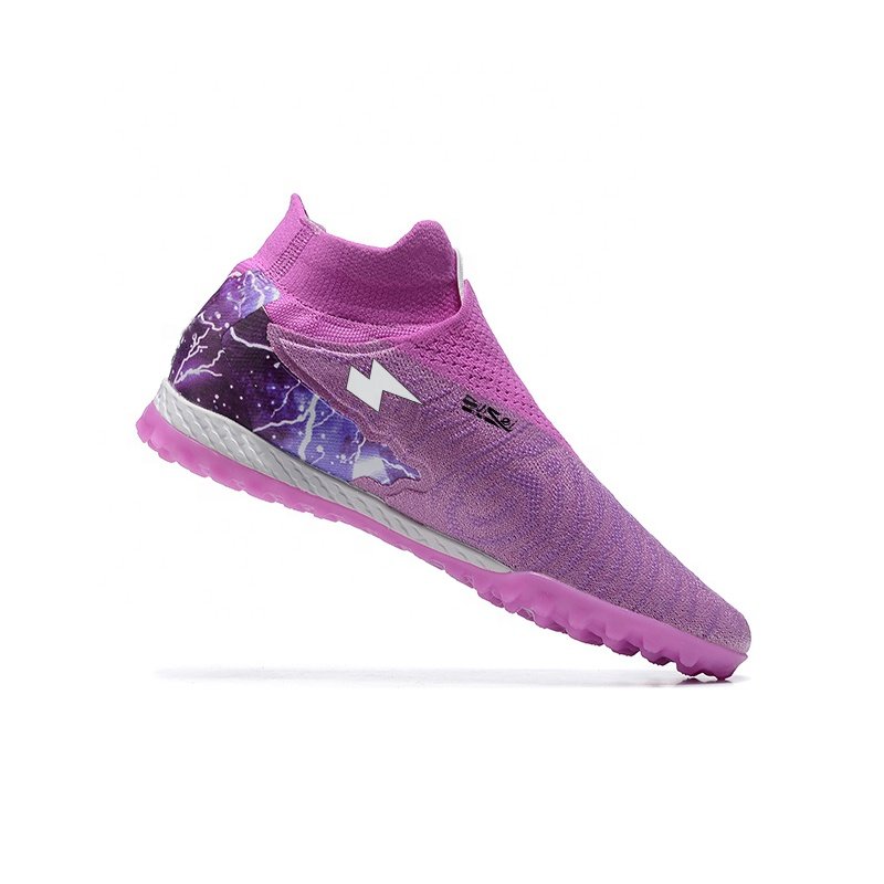 High Cut botines MD futbol Phanto GX TF Gripknit pupillos de futbol Purple chuteiras de futsal Soccer Shoes