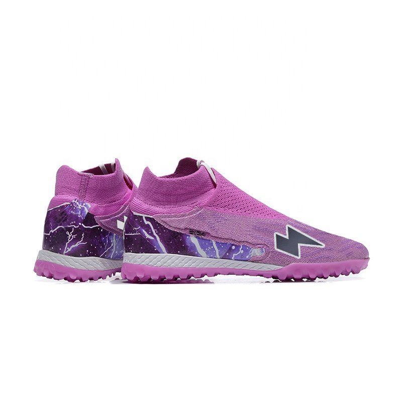 High Cut botines MD futbol Phanto GX TF Gripknit pupillos de futbol Purple chuteiras de futsal Soccer Shoes