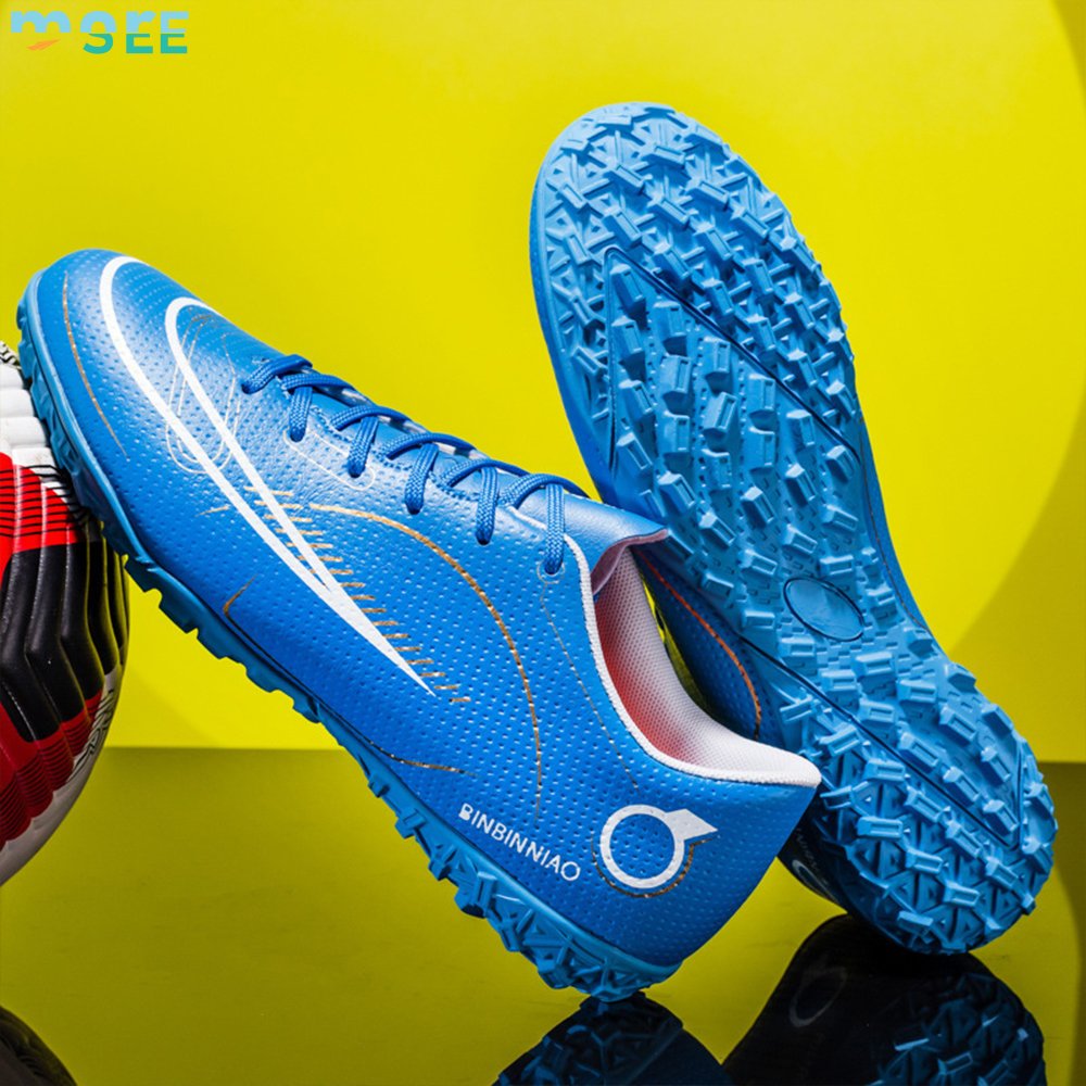 SeeMore Brand Mens Outdoor Indoor Sports Athletic Big Boys Sneaker Professional Training Turf Mens Soccer Cleats Football Boots