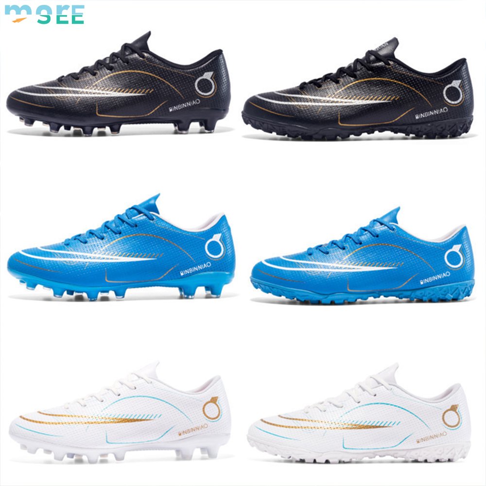 SeeMore Brand Mens Outdoor Indoor Sports Athletic Big Boys Sneaker Professional Training Turf Mens Soccer Cleats Football Boots