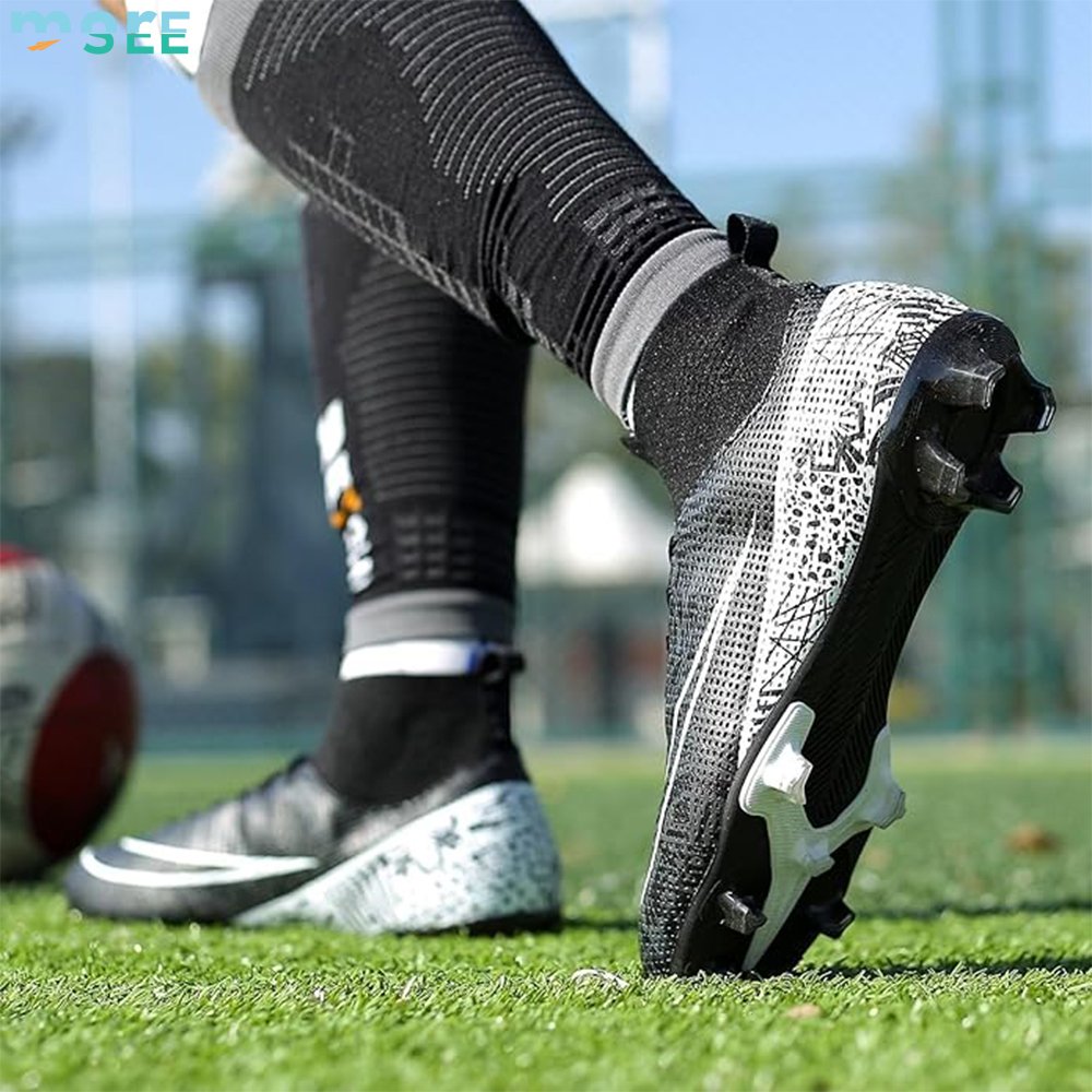 SeeMore Brand Unisex-Adult Soccer Cleats Lightweight Futsal Training Football Shoes Football Shoes Men Soccer Boots