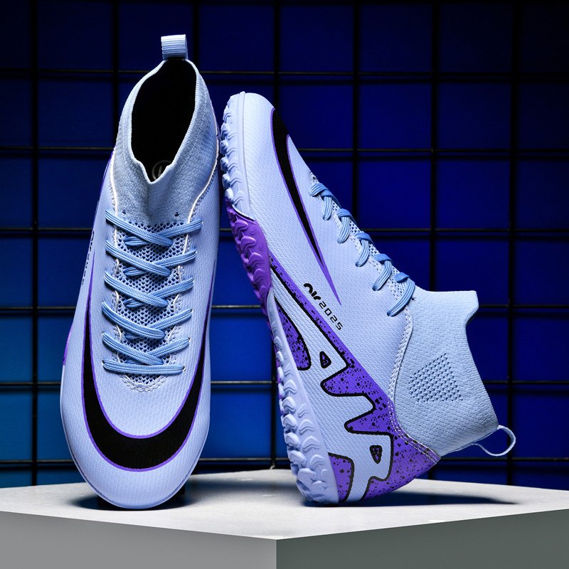 2024 hot sale men's long spike non-slip soccer shoes factory custom LOGO exclusive children's training football boots