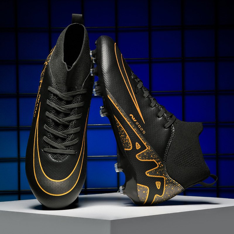 2024 hot sale men's long spike non-slip soccer shoes factory custom LOGO exclusive children's training football boots