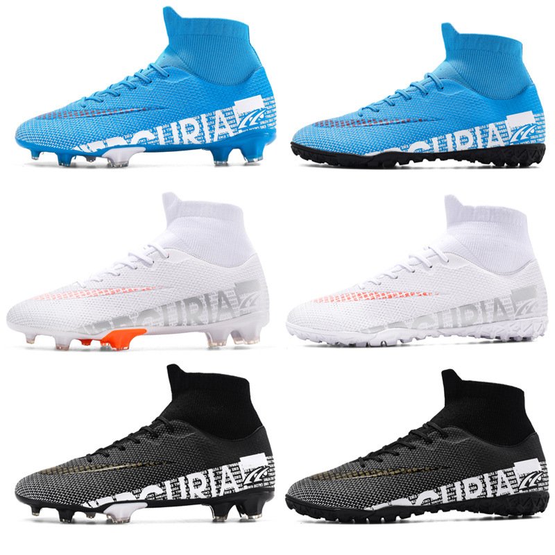 Wholesale Customized Men Football Shoes Popular Design Outdoor Soccer Shoes Sport Online soccer cleats Boots