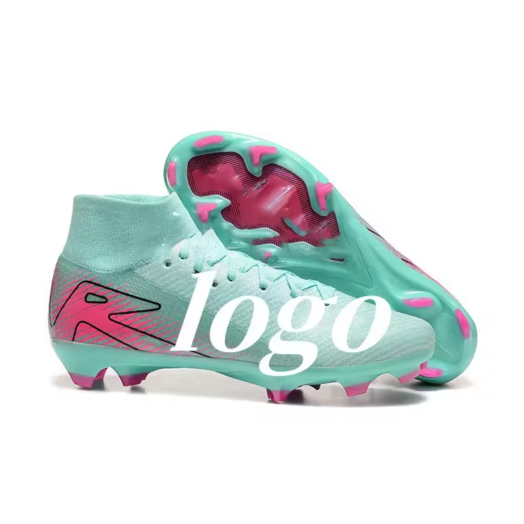 Custom Male Soccer Shoes Boys' Outdoor Sport Training Soccer Cleats Futbol Footwear for Summer Winter Spring Autumn Seasons
