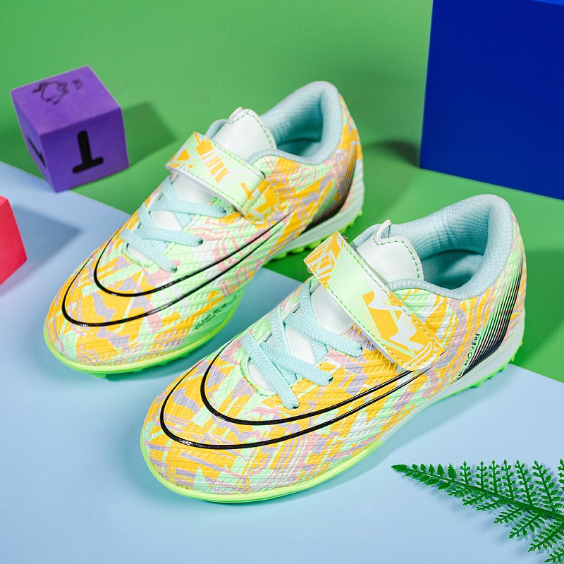 2024 Latest Football-Shoes Comfortable Non-Slip Kids Football Shoes Are Suitable For Indoor Sports