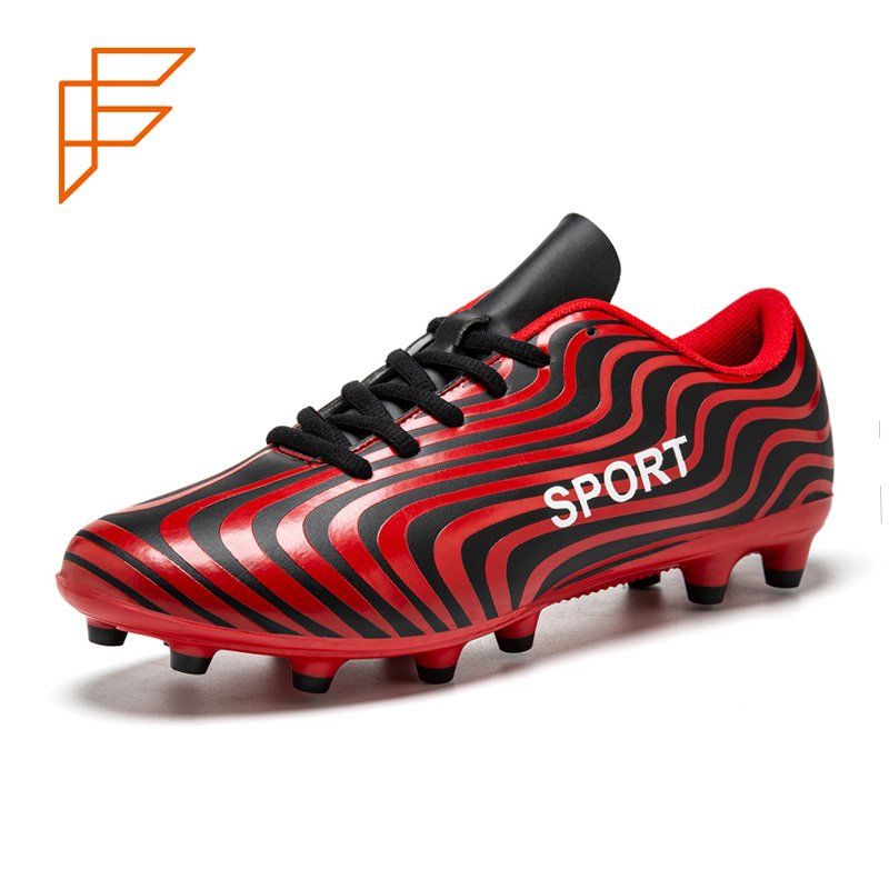 Topsion New Product 2019 Unisex Pu Upper Wholesale Men No Brand Tf Football Soccer Shoes