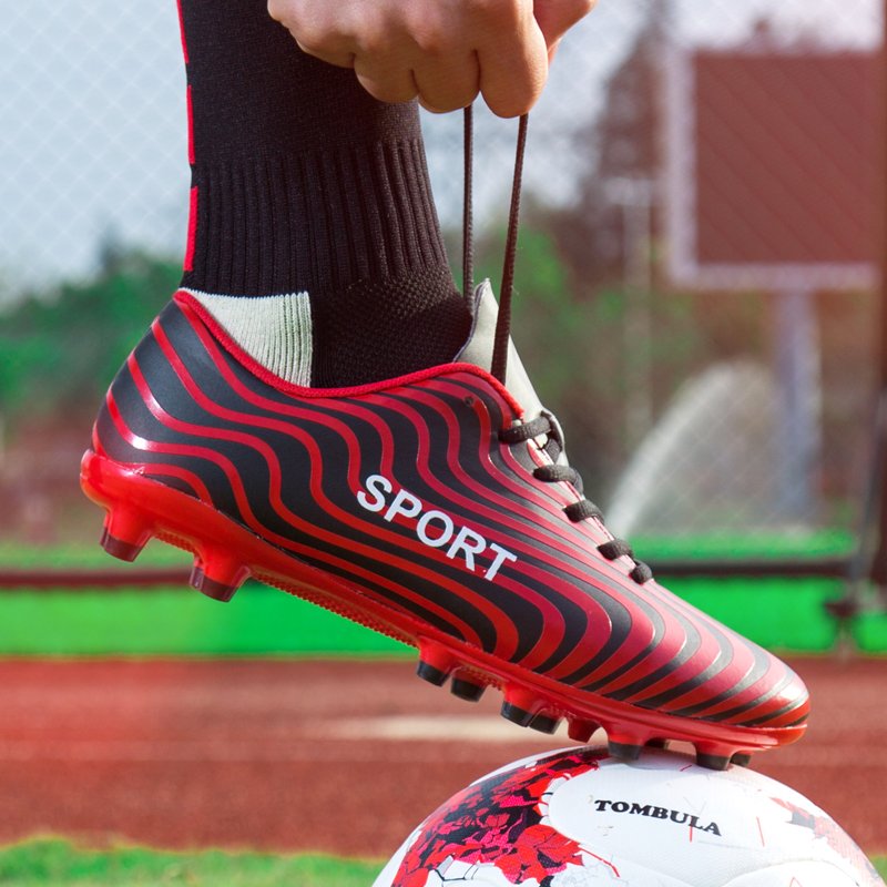 Topsion New Product 2019 Unisex Pu Upper Wholesale Men No Brand Tf Football Soccer Shoes