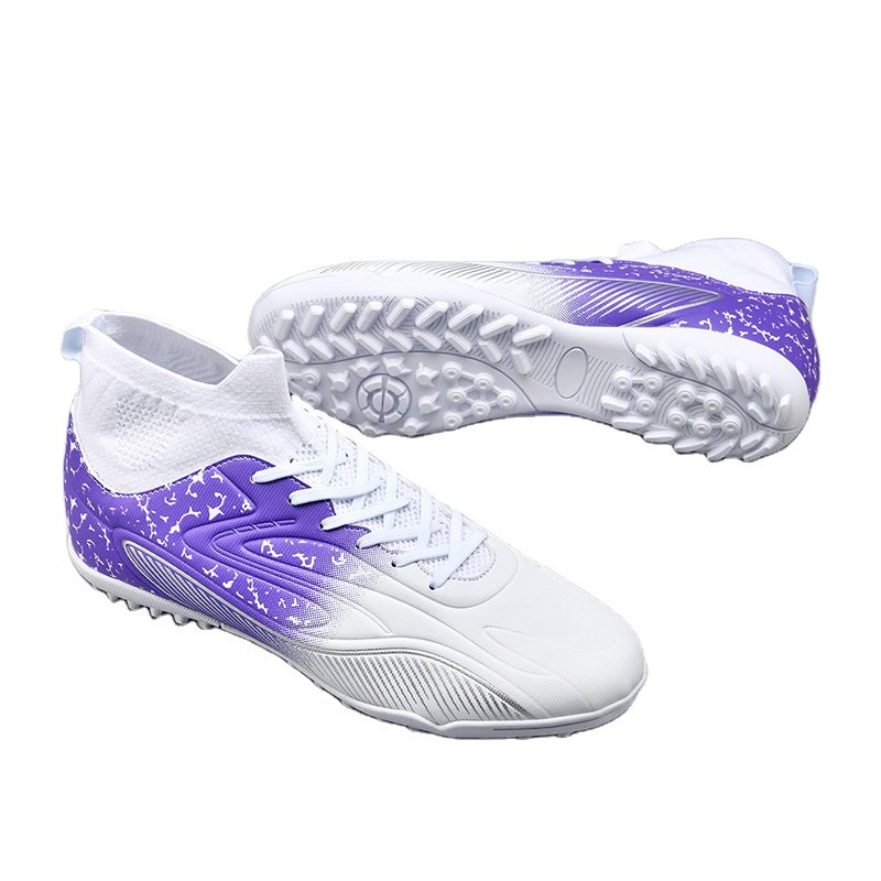 Professional supplier Cheap Fashion Creative chuteira Simple Athletic train Breathable unisex Football Shoes Soccer Shoes