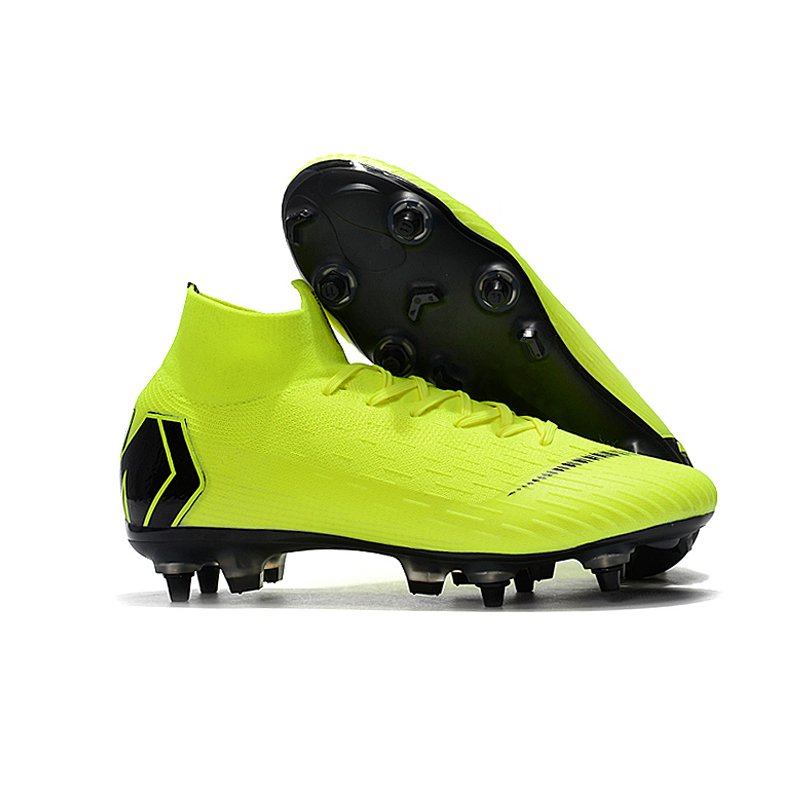 Hot Sale Outdoor Training Professional soccer cleats soft ground High Ankle VI Cr7 SG Football Boots Factory Wholesale