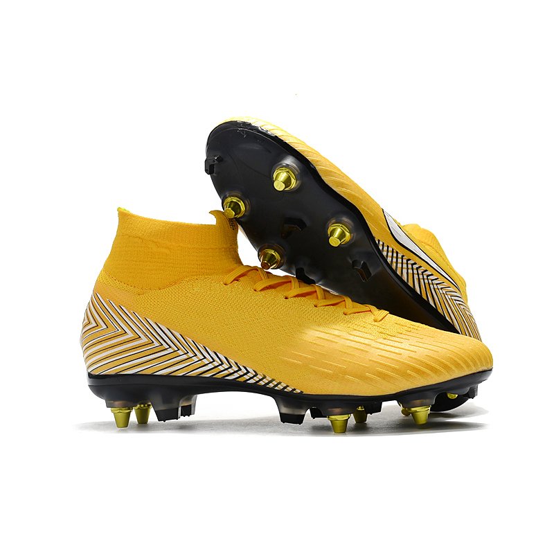 Hot Sale Outdoor Training Professional soccer cleats soft ground High Ankle VI Cr7 SG Football Boots Factory Wholesale