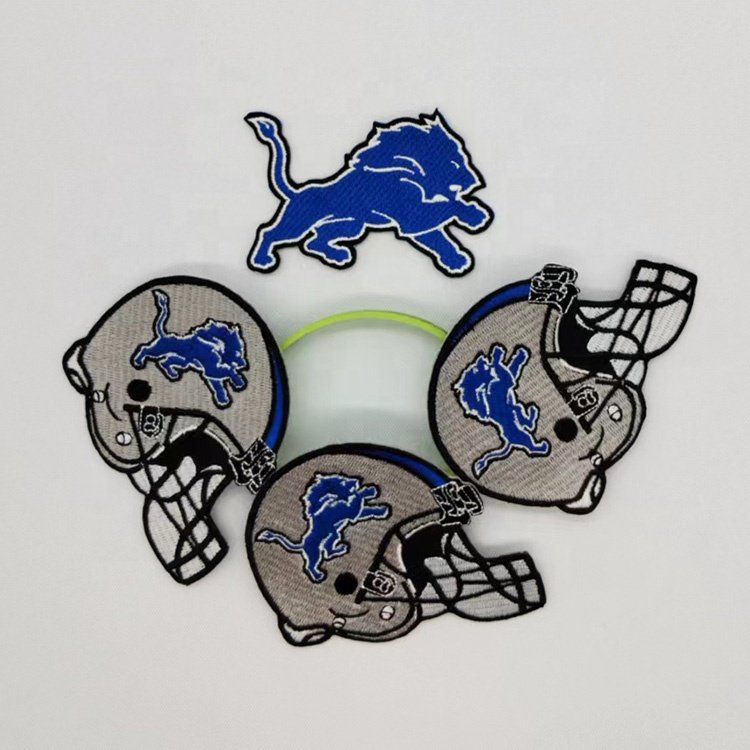 Online Shop Factory custom embroidered patch Custom sports iron on patches for clothing hats bags jersey