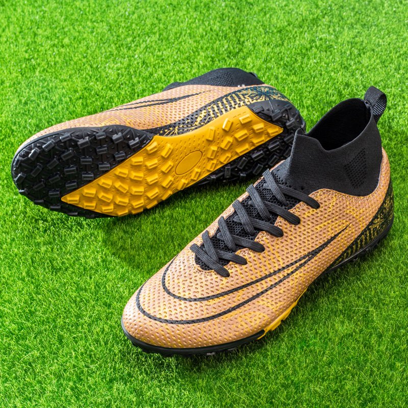 2024 soccer shoes manufacturesr Rubber Long Spikes FG&TF Training football boots football shoes soccer shoe men