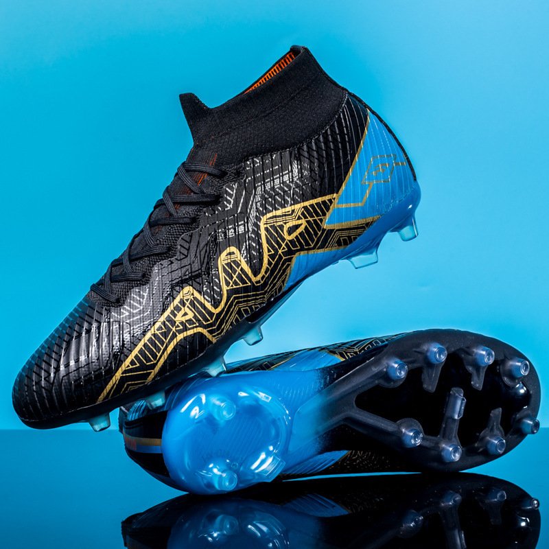 Men Soccer Boots Anti Slip TF Football Cleats Outdoor Youth Soccer Training Turf Shoes