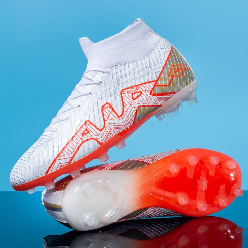 Men Soccer Boots Anti Slip TF Football Cleats Outdoor Youth Soccer Training Turf Shoes
