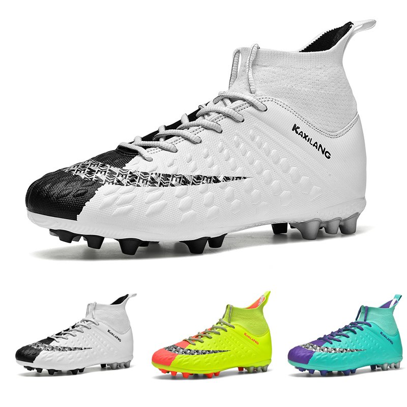 Customized outdoor exclusive adult training football boots, company LOGO men's indoor high quality soccer shoes