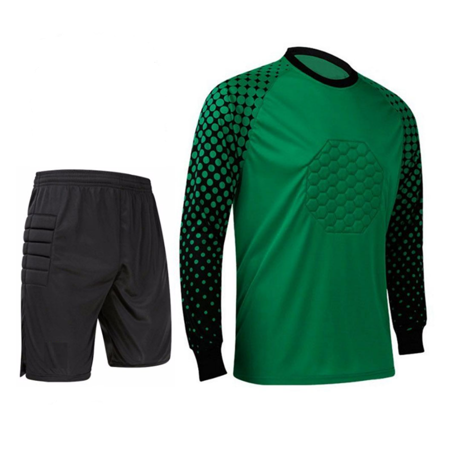 Manufacture Men's Goalkeeper Sets Padded Jersey Pants Shorts football Sports & Soccer Shoes