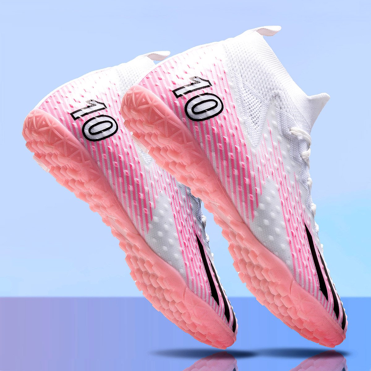 New Comfortable Breathable Soccer Shoes Durable Anti-Slip Traction Cleats All Seasons-for Summer Winter Spring Autumn Football