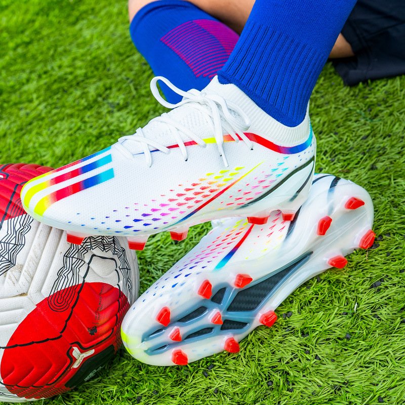 35-44 Top Quality Custom logo Football Men Sport Shoe Cleats Running high-top Lawn Match Training Soccer Boots soccer shoes