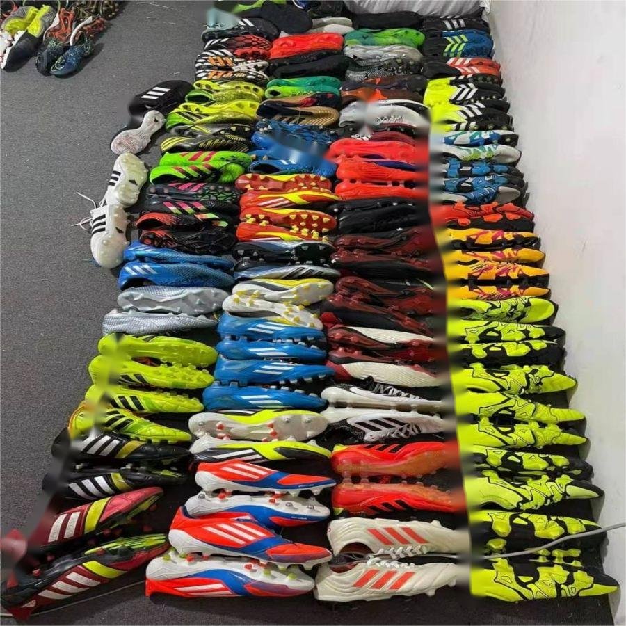 s25 factory cheap price used shoes football men Bale sneakers Second hand shoes clean mix football used bale shoes branded