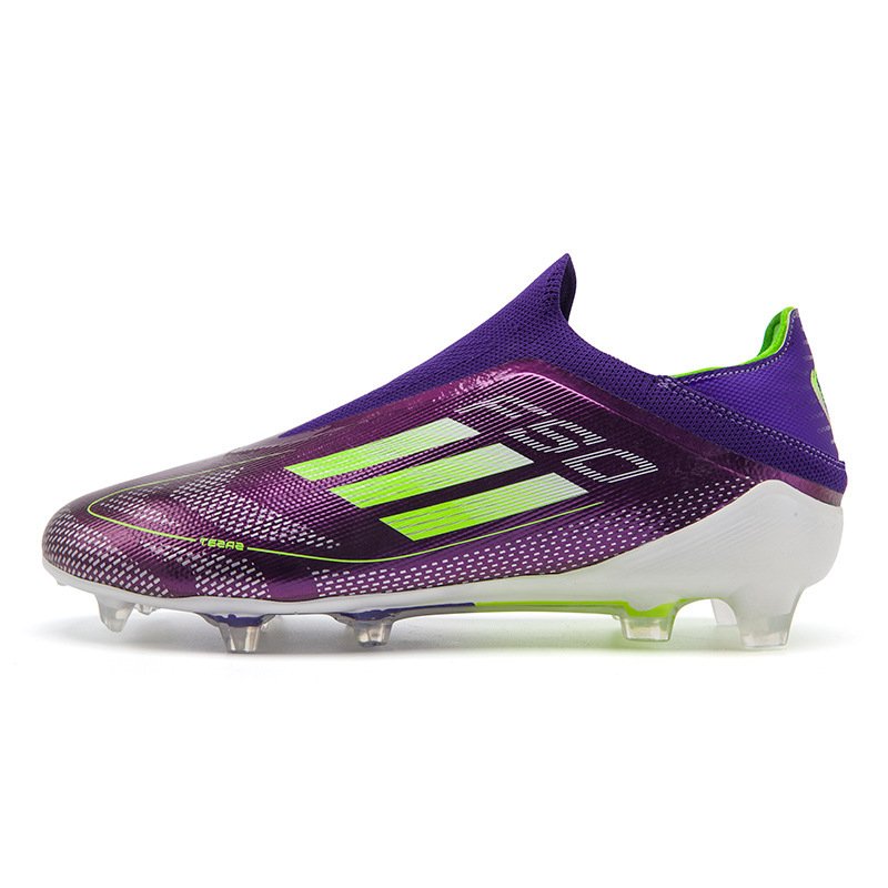 2024 New Classic F50 Soccer Shoes FG Long Spikes Athletic Shoes High School Students Winter PU Four Seasons Model
