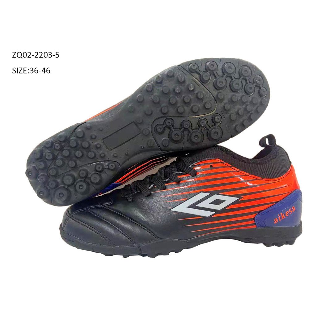 Factory Custom Brand Best Outdoor Men's Turf Soccer Shoes Comfortable Sports Shoes with PU Insole Packed in Boxes