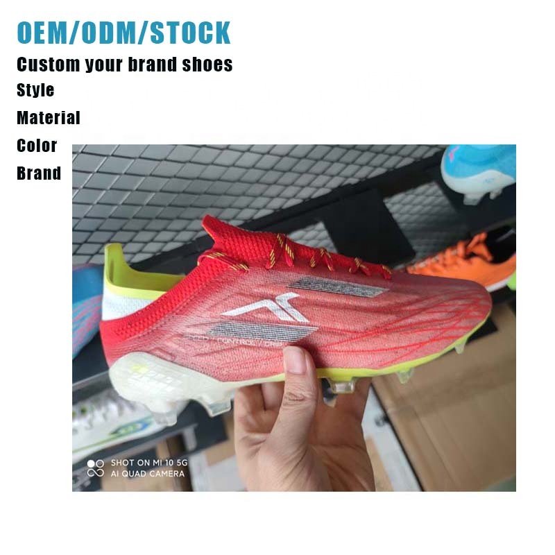 Comfortable Lightweight outdoor Indoor training Turf Soccer Shoes Athletic high quality Football Shoes soccer cleat