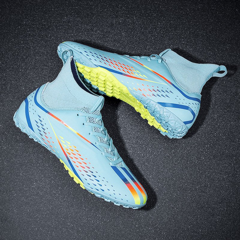 High Quality China Wholesale Shoes Trainers Male Long Barrel Children's Field Soccer Cleats Football Shoes for Women