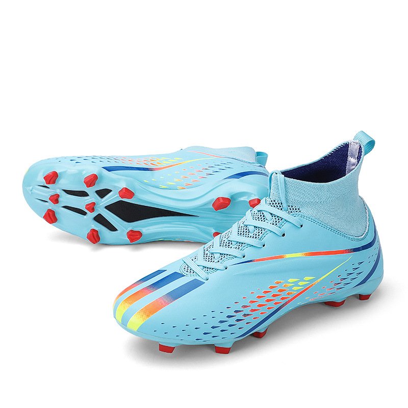 High Quality China Wholesale Shoes Trainers Male Long Barrel Children's Field Soccer Cleats Football Shoes for Women