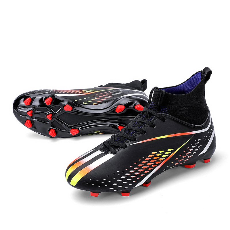 High Quality China Wholesale Shoes Trainers Male Long Barrel Children's Field Soccer Cleats Football Shoes for Women
