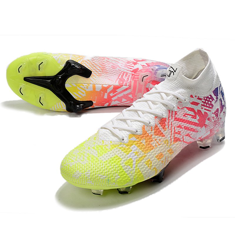 Long spike FG high ankle football shoes high quality soccer shoes Turf professional training boots for men drop shipping