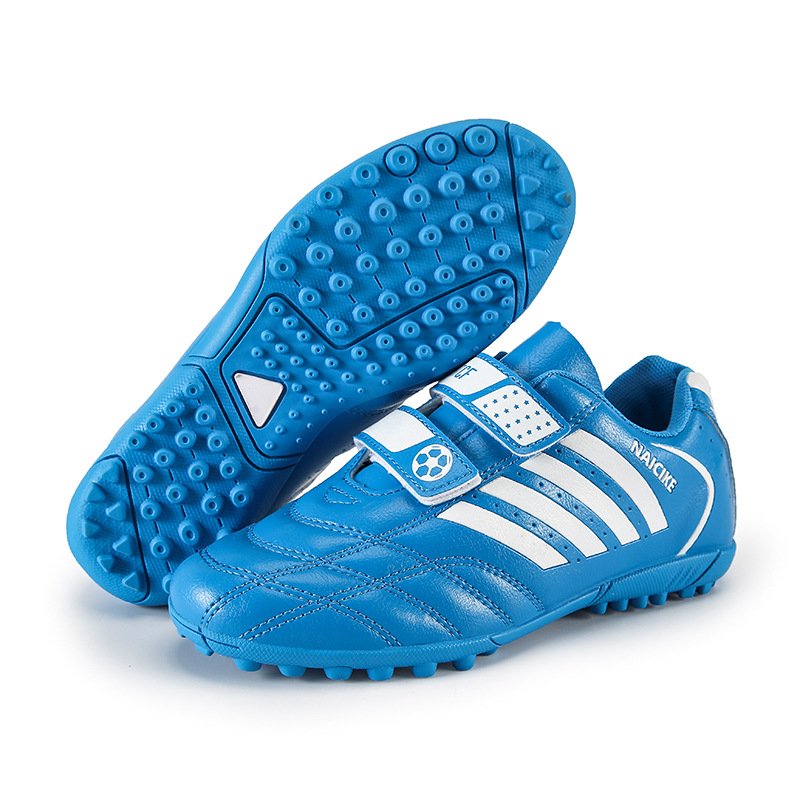 Hot sale Football Boots Soccer Shoes Children fastener Outdoor Sport Soccer Shoes boys and girls Beautiful Shoes