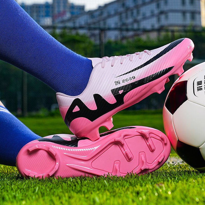 Greatshoes Football Boots Pink Soccer Shoes For Customized,Futsal Shoes High Quality Wholesale Soccer Boots