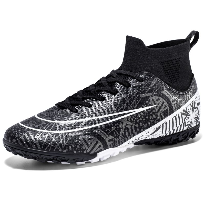 New Design Non-slip Lace-up Kid Soccer Shoes Professional Sport Shoes Football Shoes Men