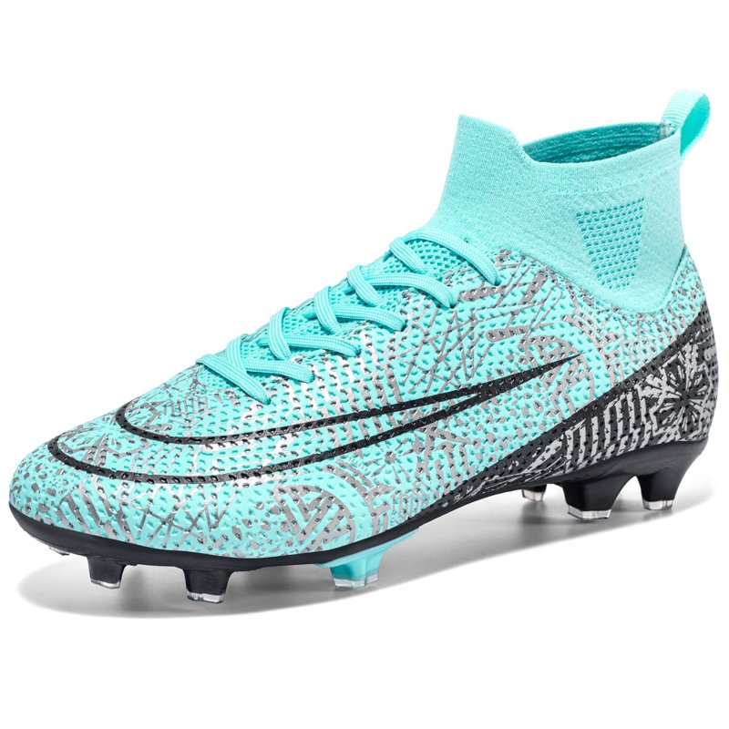 New Design Non-slip Lace-up Kid Soccer Shoes Professional Sport Shoes Football Shoes Men