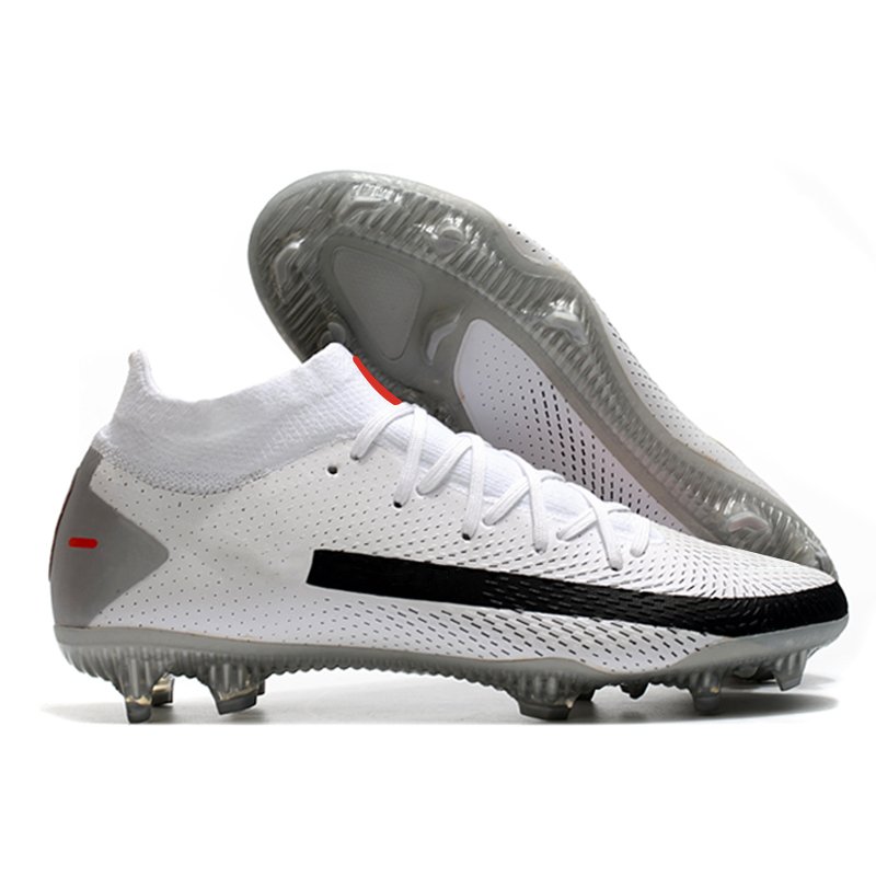 Hot selling FG outdoor High ankle waterproof football boots Soccer boots for Men Winter Mesh soccer shoe for men Cheap and high