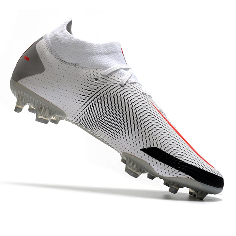 Hot selling FG outdoor High ankle waterproof football boots Soccer boots for Men Winter Mesh soccer shoe for men Cheap and high