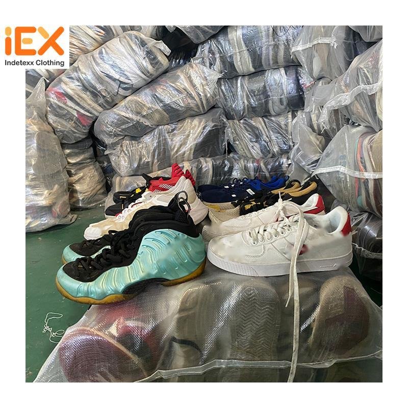 Wholesale Thrift First Grade Classic Kids Basketball Sneakers Original Used Branded Shoes For Men
