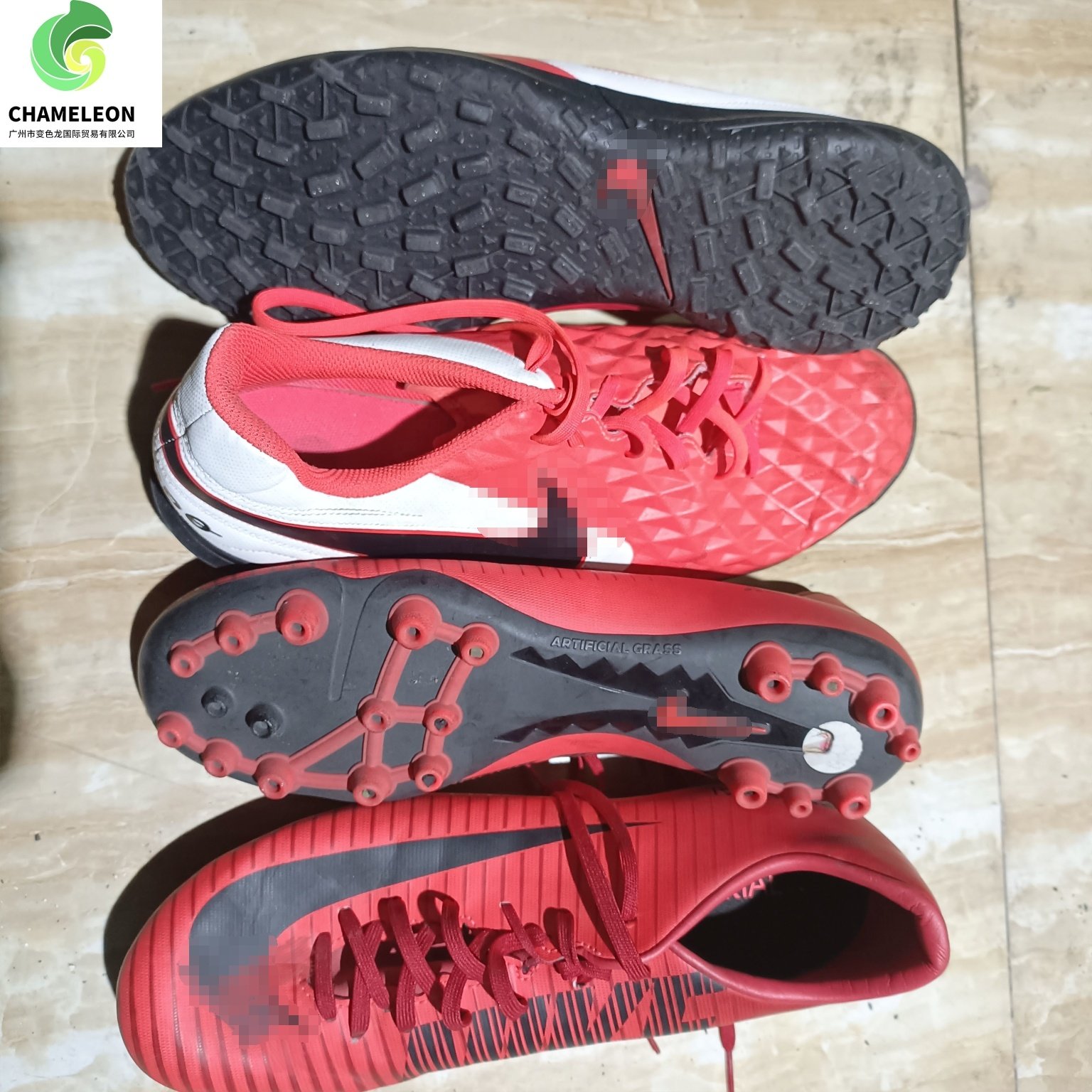 Most Popular Men Brand Used Football Shoes Wholesale High Quality Cheap Price Soccer Shoes stock