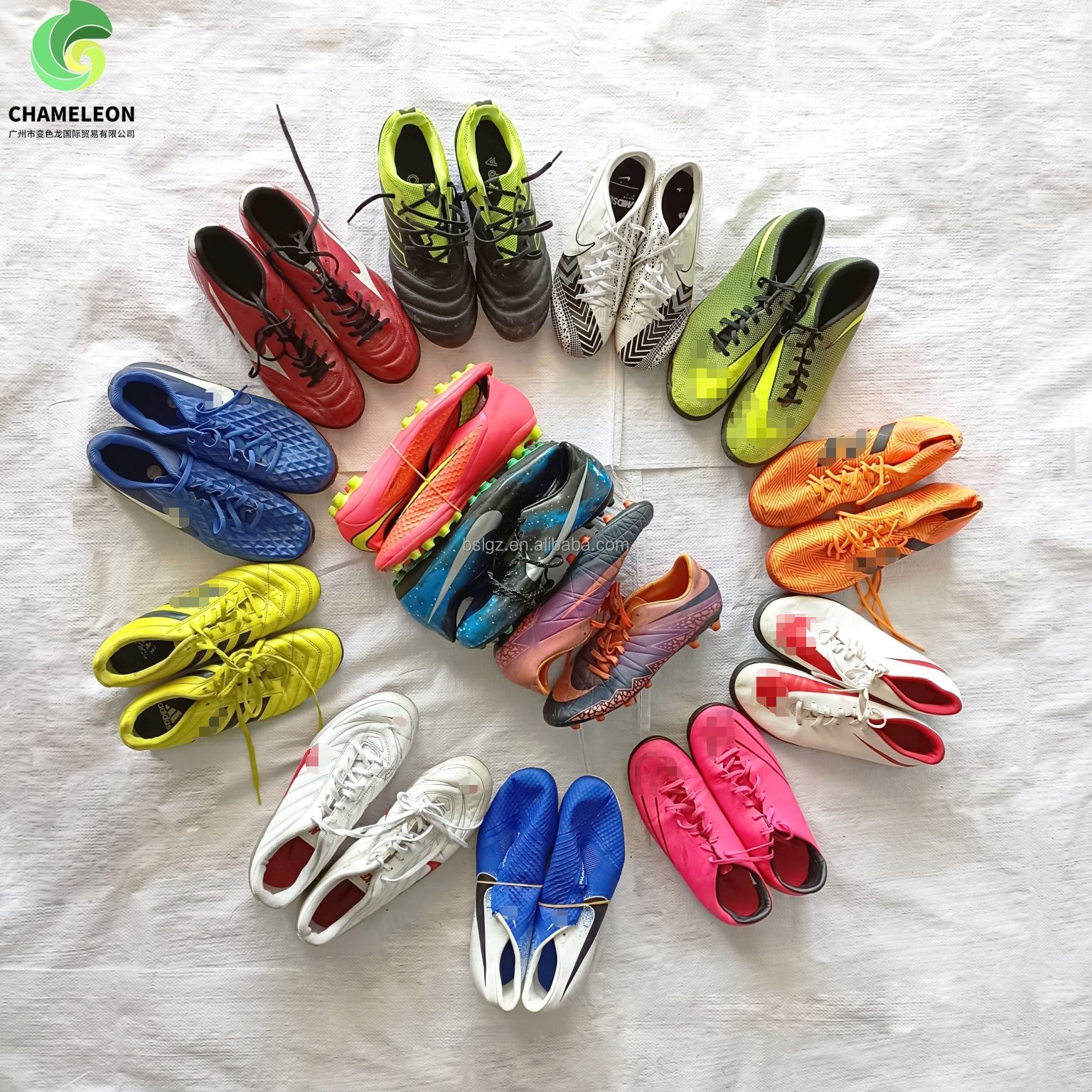 Most Popular Men Brand Used Football Shoes Wholesale High Quality Cheap Price Soccer Shoes stock