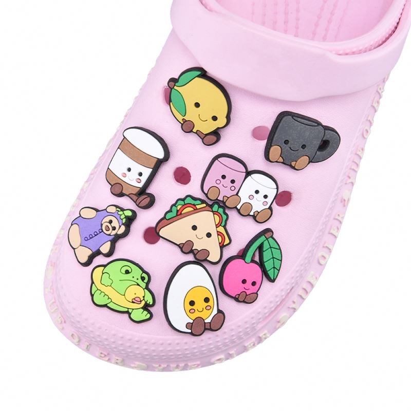 New Arrival Wholesale PVC Custom Clog Shoe Charm football basketball soccer sports mom Shoe clog Charms Baseball MOM Shoe Charm