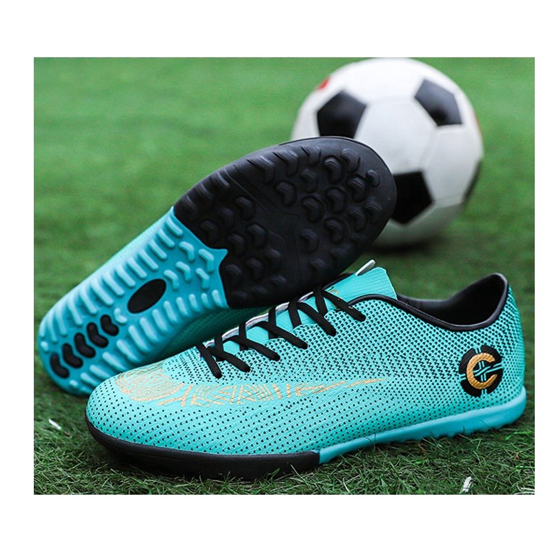Large Size EU 48 49 US 13 14 Men's Soccer Cleats children's boys adolescent students Long nail or flat bottom Football Shoes