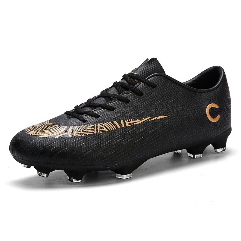Large Size EU 48 49 US 13 14 Men's Soccer Cleats children's boys adolescent students Long nail or flat bottom Football Shoes