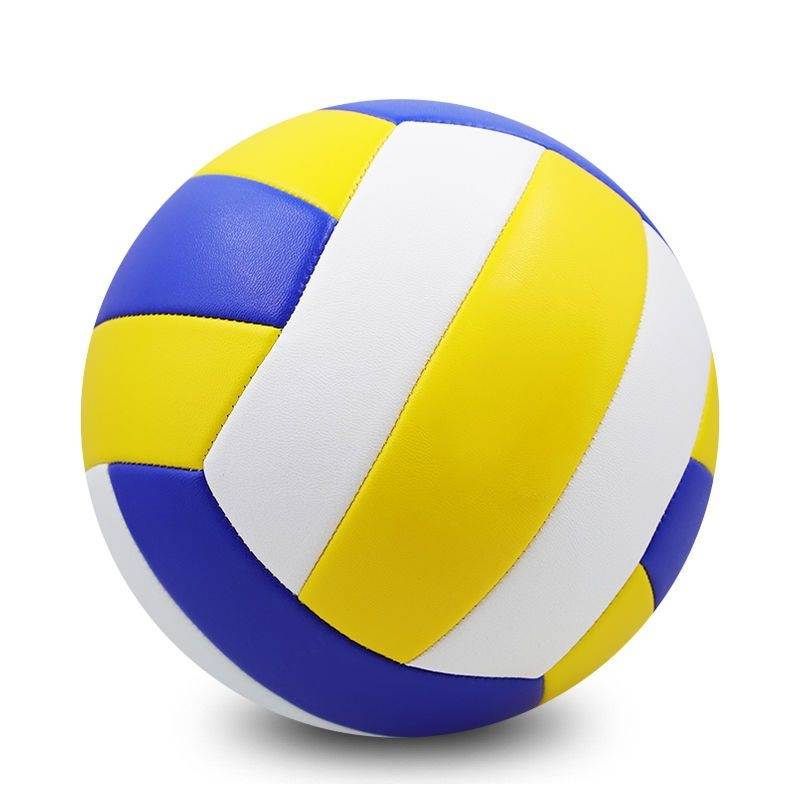 Blue and white, volleyball+air needle+net bag+pork tube